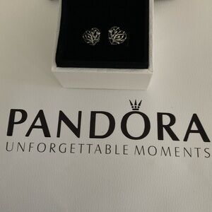 Pandora heart earrings